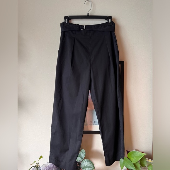 Pomelo high waist pleat trouser with belt - Picture 6 of 6